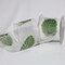 The Ribbon People White and Green Wired Craft Ribbon 2.75" x 22 Yards